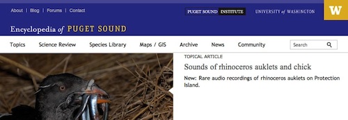 encyclopedia of puget sound